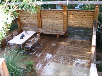 Ancaster ON (Deck and Water Feature)